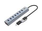 Conceptronic HUBBIES21G interface hub USB 3.2 Gen 1 (3.1 Gen 1) Type-A 5000 Mbit/s Gr� #2