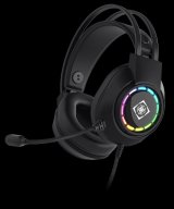 Deltaco Gaming DH220 USB Stereo Gaming Headset, RGB, Black #2