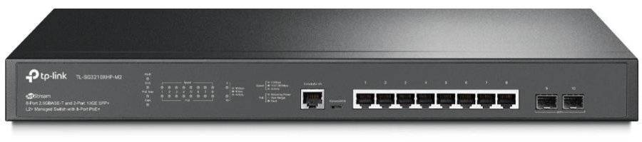 TP-Link Omada SG3210XHP-M2 netv�rksswitch Administreret L2+ 2.5G Ethernet (100/1000/2500) Str�m over Ethernet (PoE) 1U Sort #2