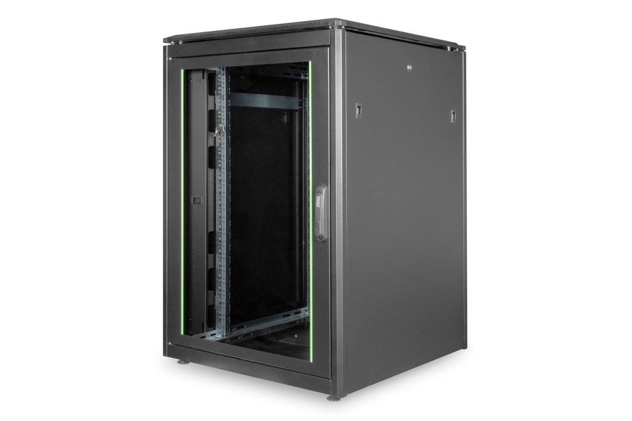 Digitus DN-19 22U-8/8-B-1 stativ Fritst�ende reol Sort #2