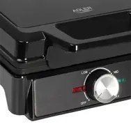 Adler AD 3088 czarny / Gofrownica / 2000 W / powierzchnia nieprzywierająca / 2 gofry 9�14,5 cm #1