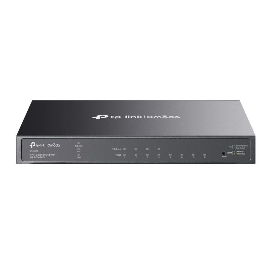 TP-Link SG2008P (TL-SG2008P) JetStream™ 8-Port Gigabit Smart Switch with 4-Port PoE+ #1