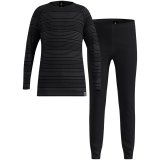 Komplet bielizny termoaktywnej dziecięcej Odlo ACTIVE WARM SET Set long czarny   80 #1