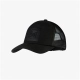 Dziecięca czapka z daszkiem BUFF TRUCKER CAP MITT BLACK   one size #1