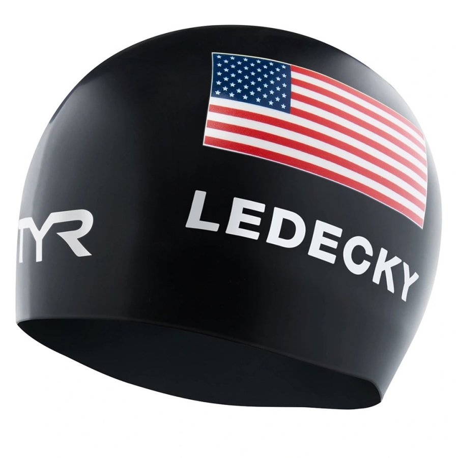 Czepek pływacki TYR Usa silc cap ledecky   one size #1