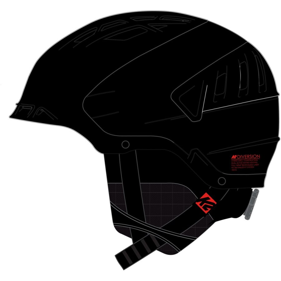 Kask męski K2 DIVERSION black   51-55 #1