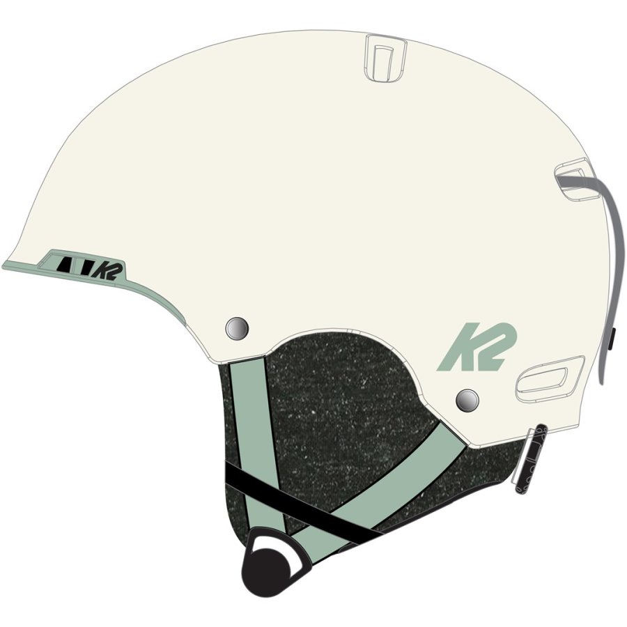 Kask damski K2 MERIDIAN white pearl   51-55 #1