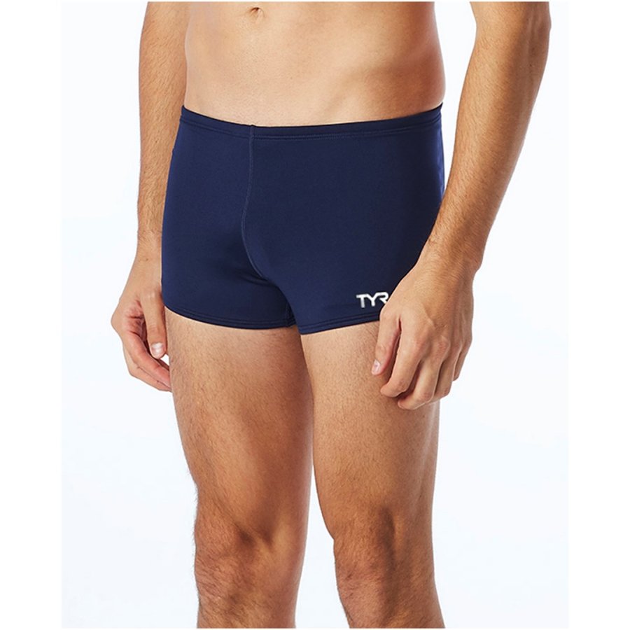 Spodenki pływackie męskie TYR Durafast Elite Solid Square Leg   34 #1