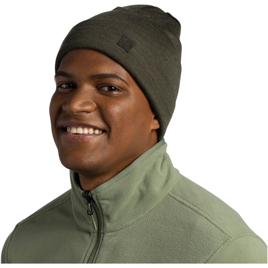 Czapka BUFF MERINO HEAVYWEIGHT BEANIE SOLID BARK   one size #1