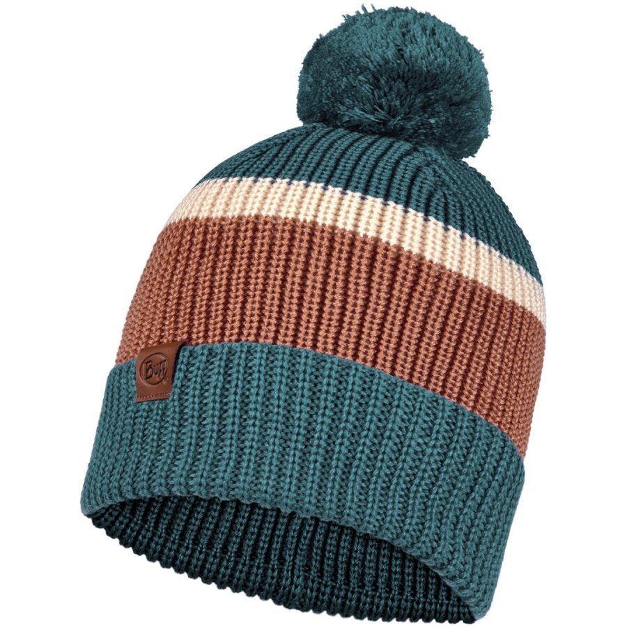 Czapka BUFF KNITTED HAT ELON DUSTY BLUE -DUSTY   one size #1
