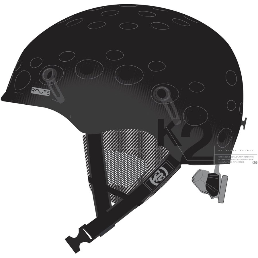 Kask męski K2 ROUTE black   51-55 #1
