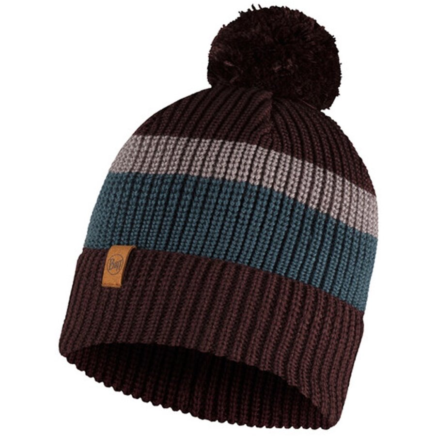Czapka BUFF KNITTED HAT ELON MAROON-MAROON   one size #1