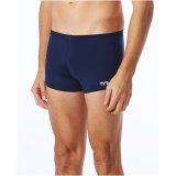 Spodenki pływackie męskie TYR Durafast Elite Solid Square Leg   36 #1