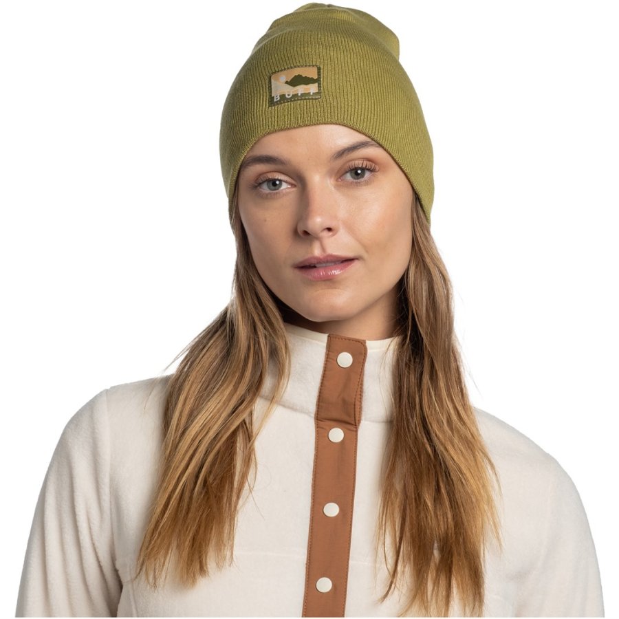 Czapka BUFF KNITTED BEANIE LILON LONG MOSS   one size #1