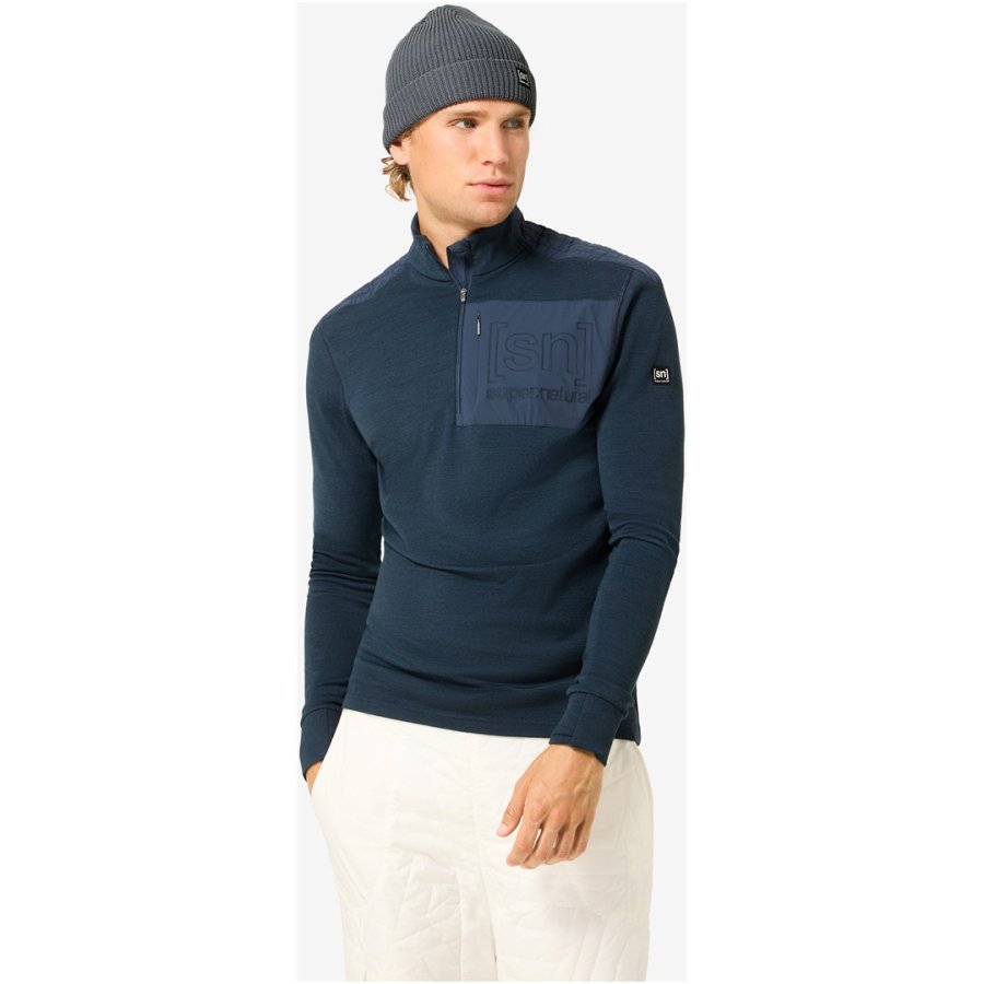 Czapka SUPER.NATURAL MERINO BASIC BEANIE szara   one size #1