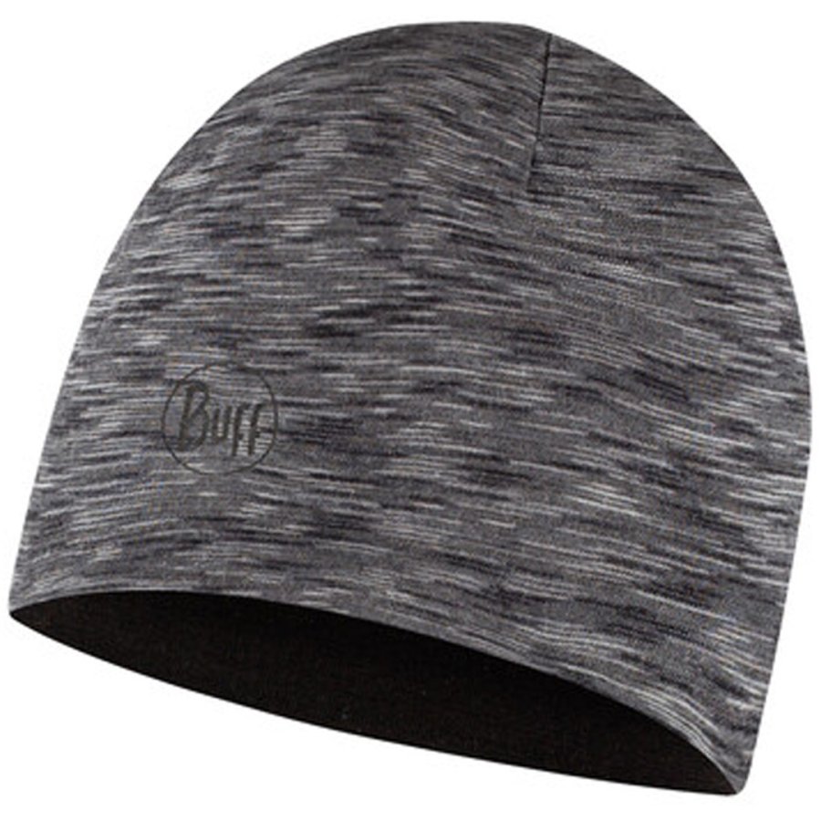 Czapka dziecięca BUFF MERINO LIGHTWEIGHT BEANIE BLACK-GRAPHITE   one size #1