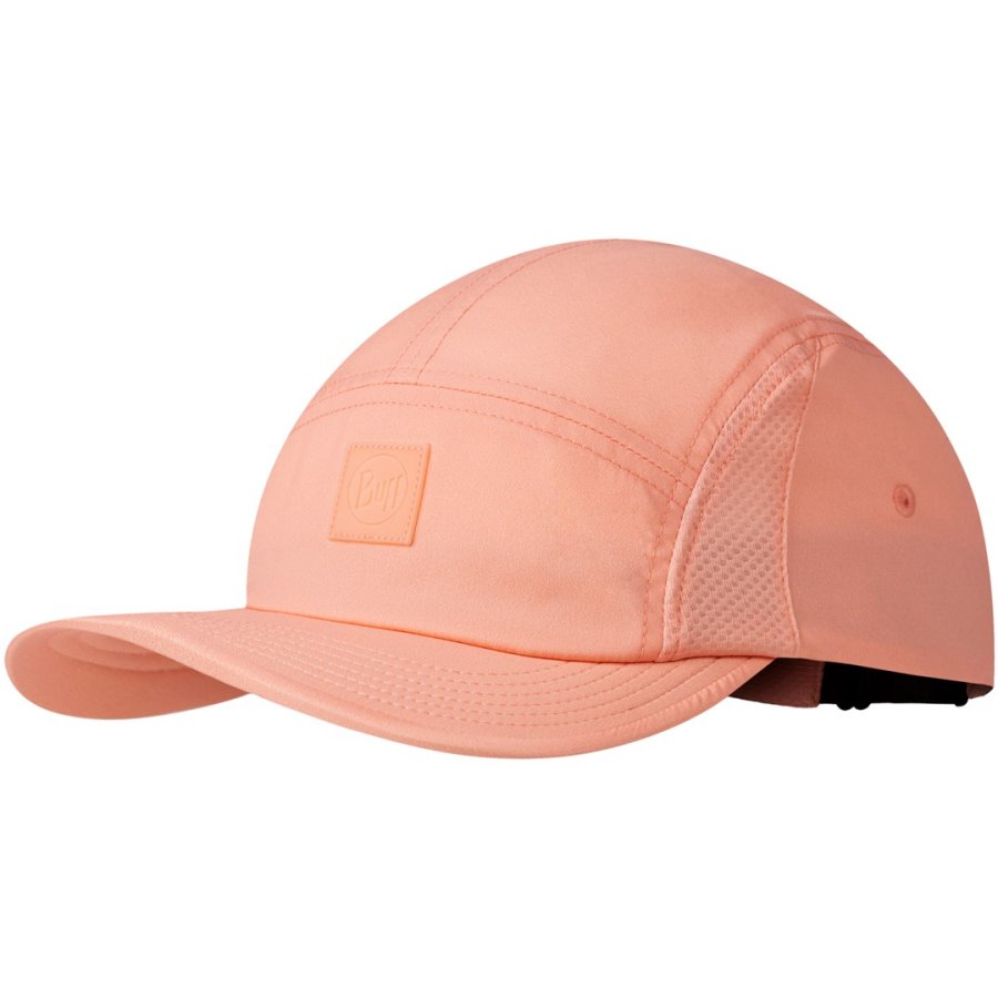 Czapka z daszkiem BUFF 5 PANEL GO CAP SOLID CORAL S/M   S/M #1