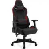SENSE7 Sentinel PC gamingstol Polstret s�de Sort, R�d #2