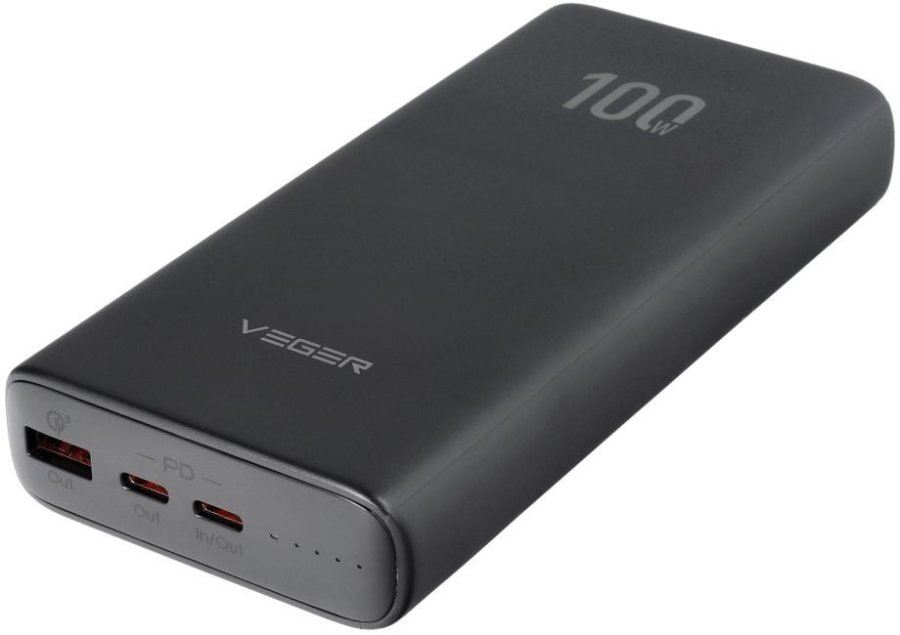 VEGER T100 powerbank Lithium-Ion (Li-Ion) 20000 mAh Sort #2