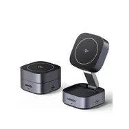 Ugreen 35316 oplader til mobil enhed Headset, Smartphone, SmartWatch Gr� USB Tr�dl�s opladning Hurtig opladning Indend�rs #2