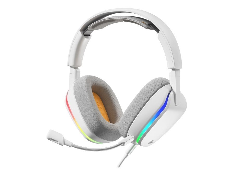 Glorious Gaming GHS Eternal RGB Headset Ledningsf�rt Spil USB Type-C Hvid #2