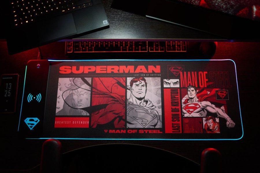 Numskull Mauspad DC Comics Superman wireless Charge 30x80cm #5