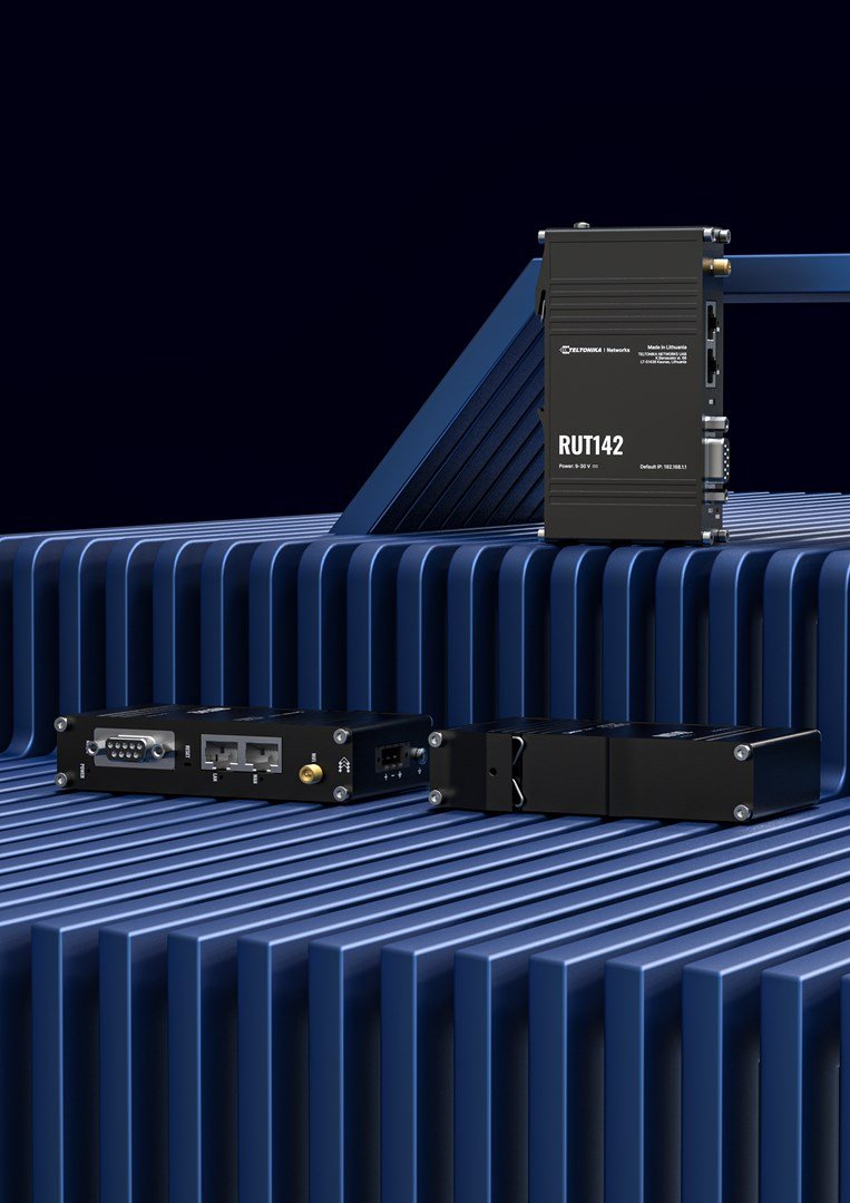 Teltonika RUT142 (EU) Ethernet router, trdls router Hurtigt ethernet Enkelt band (2,4 GHz) Sort #10