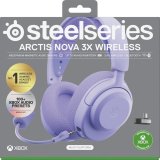 Steelseries Arctis Nova 3X Headset Trdls Musik/hverdag Bluetooth Lavendel #9