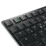 CHERRY KW X ULP 2.0 MINI tastatur Hjemme/kontor USB + RF Wireless + Bluetooth QWERTZ Tysk Sort #4