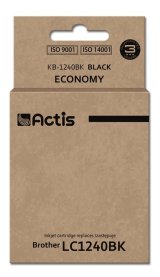 Actis KB-1240Bk Blk (erstatning for Brother LC1240BK/LC1220BK; Standard; 19 ml; sort) #1