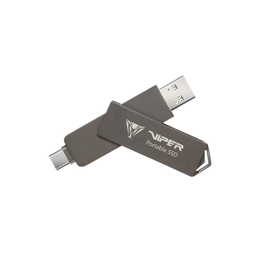 Ekstern brbar SSD Patriot Viper PVP30 Duo Compact 2TB 1000MB/s USB A+C 3.2 Gen2 (PVP302TB28UDG) #4