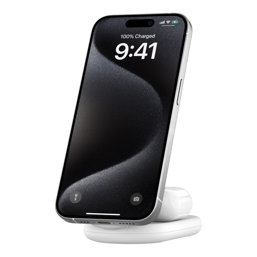 Belkin BoostCharge Hovedtelefoner, Smartphone Hvid USB Trdls opladning Hurtig opladning Indendrs #2