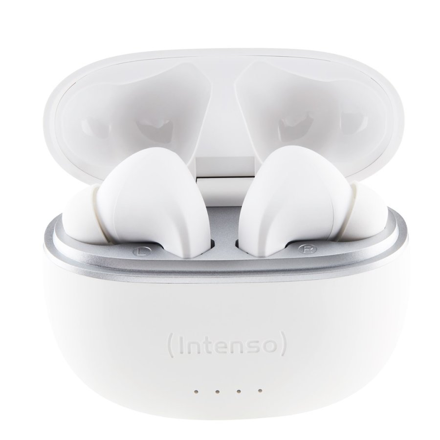 Intenso White Buds T302A Hovedtelefoner True Wireless Stereo (TWS) I rerne Opkald/Musik/Sport/Hverdag USB Type-C Bluetooth Hvid #7
