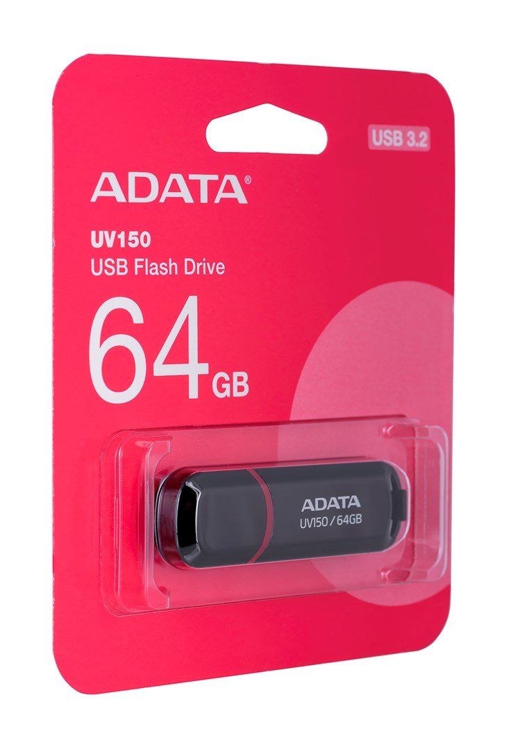 ADATA 64GB DashDrive UV150 USB-ngle USB Type-A 3.2 Gen 1 (3.1 Gen 1) Sort #5