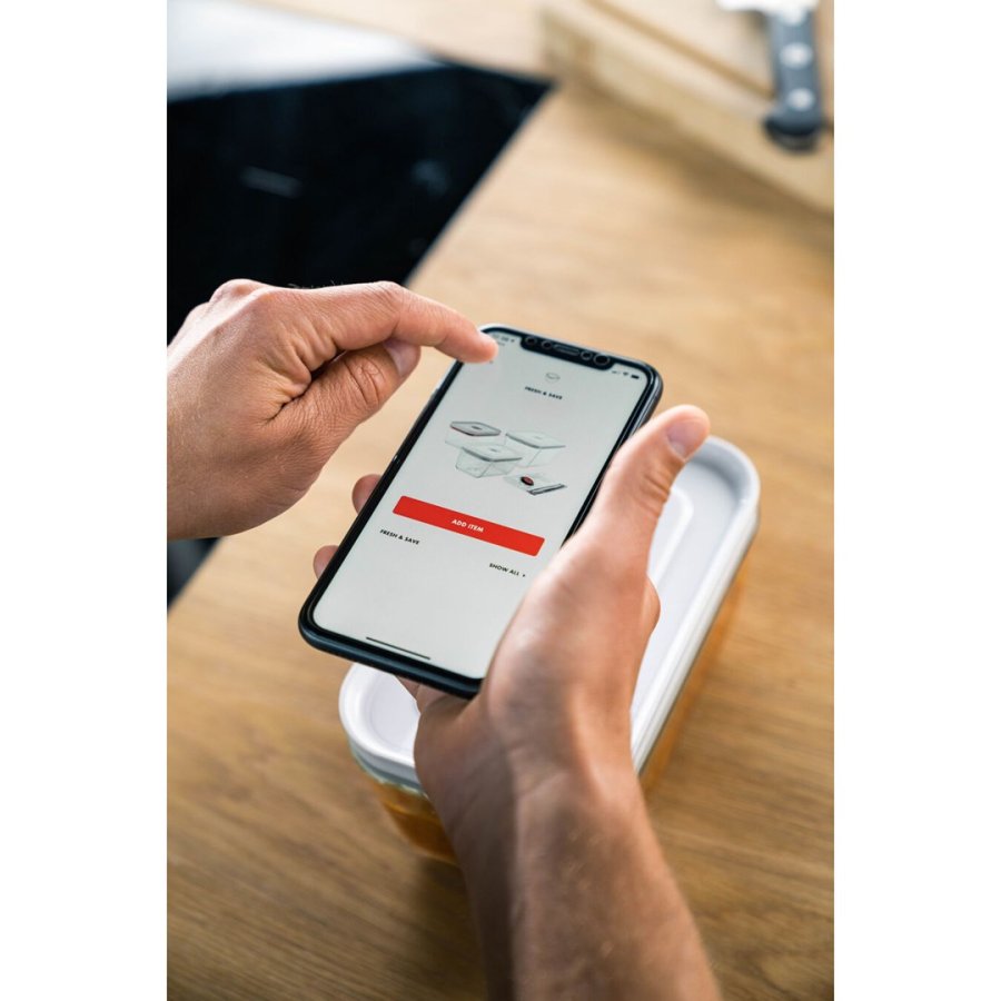 ZWILLING Fresh & Save Rektangulr Container 2 L Transparent, Hvid 1 stk #2