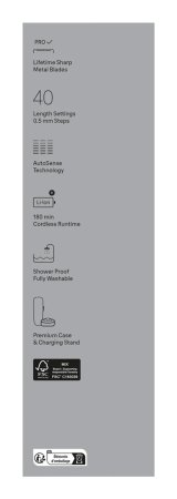 Braun BeardTrimmer 9 BT9421 sk�g trimmer Batteri 40 Sort #6