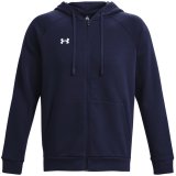 Under Armour Men's Rival Fleece FZ Hoodie Navy Blue 1379767 410 #2