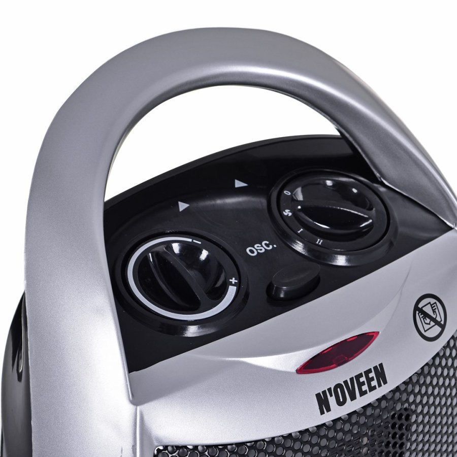Noveen PTC09 Indendrs Gr 1500 W Blser med elektrisk omrdevarmer #7
