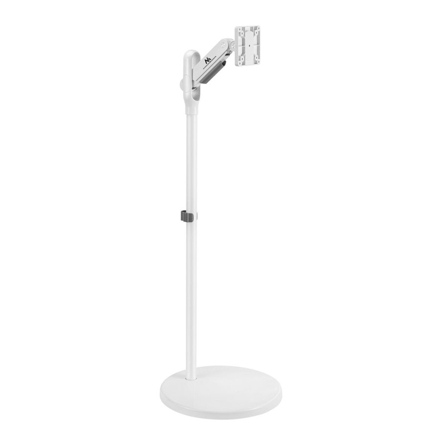 Mobile Monitor/TV Floor Stand Maclean, Gas Spring, 17