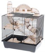 INTER-ZOO Rocky + Terrace beige - bur til en hamster #1