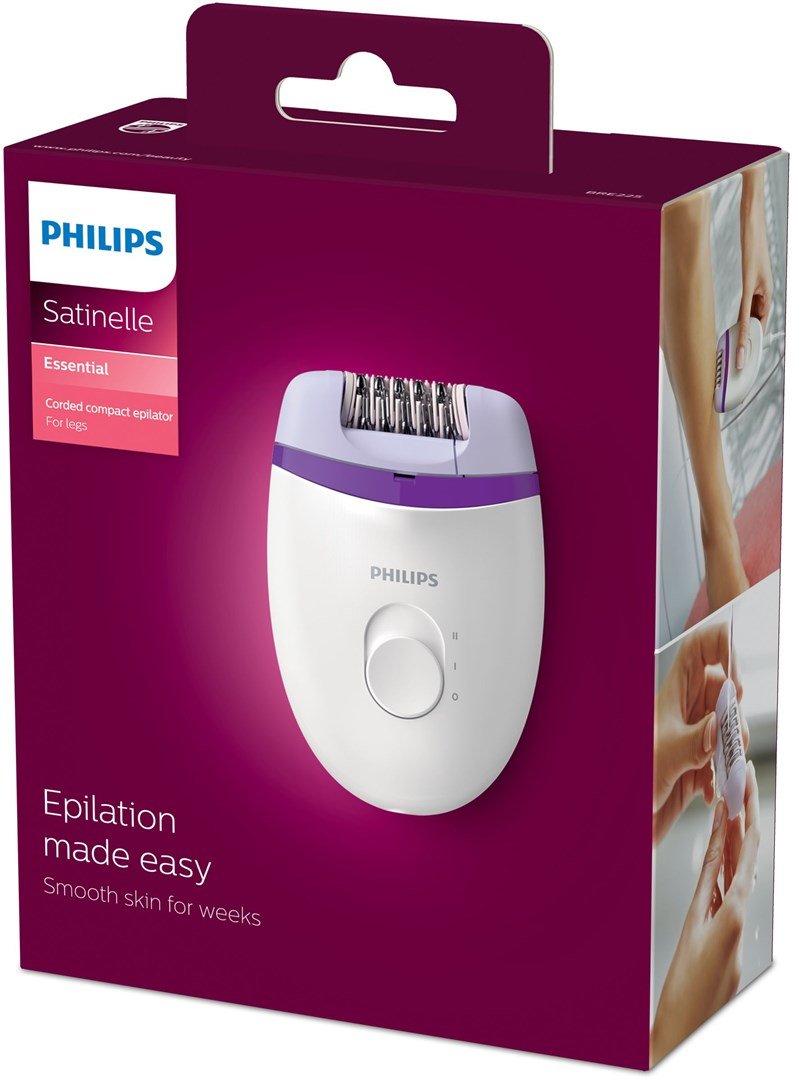 Philips Satinelle Essential til benene, kompakt epilator med ledning #7