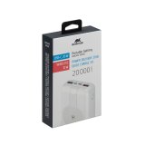 Powerbank RIVACASE 20000 mAh USB-C 20W + Qi 10W hvid (1x USB-C PD 20W, 2 USB-A QC 3.0 18W), hvid #5