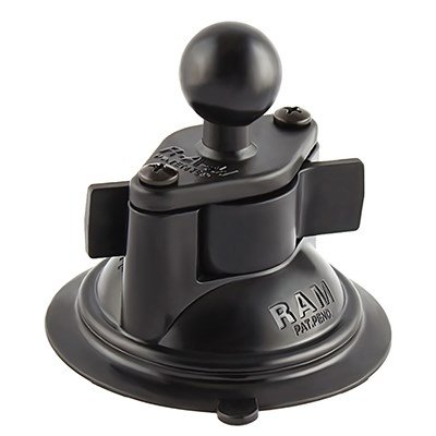 RAM Mounts RAM-B-224-1U Sugekop til rude/instrumentbr�t Sort #1