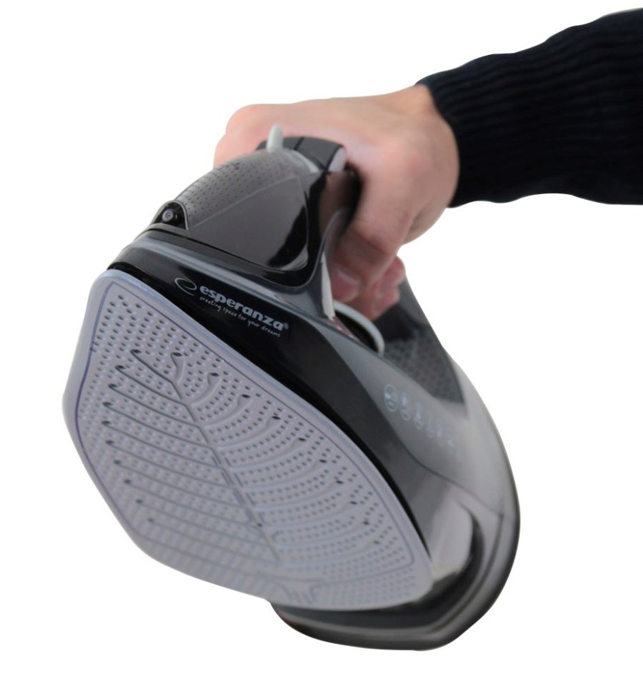 Esperanza EHI011 Dampjern Keramisk kogeplade Gr�, Sort 2600 W #15