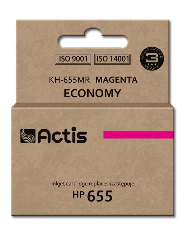 Actis KH-655MR blk (erstatning HP 655 CZ111AE; Standard; 12 ml; rd) #1