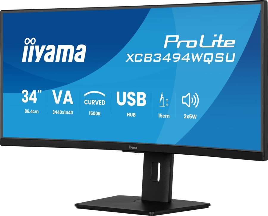 iiyama ProLite XCB3494WQSU-B1 computerskrm 86,4 cm (34