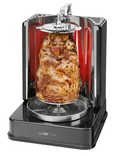 Clatronic DVG 3686 Grill Elektrisk Sort 1400 W #1