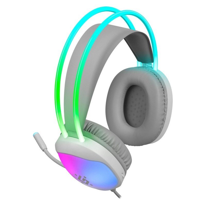 HEADPHONES DEFENDER ECLIPSE RGB WHITE #5
