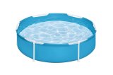 Bestway 56283 / 24 swimmingpool til over jorden Indrammet pool Rund Bl� #1