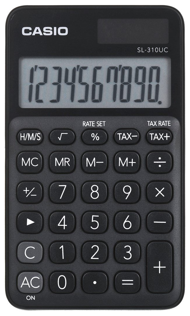 Casio SL-310UC-BK regnemaskine Lomme Basis Sort #2